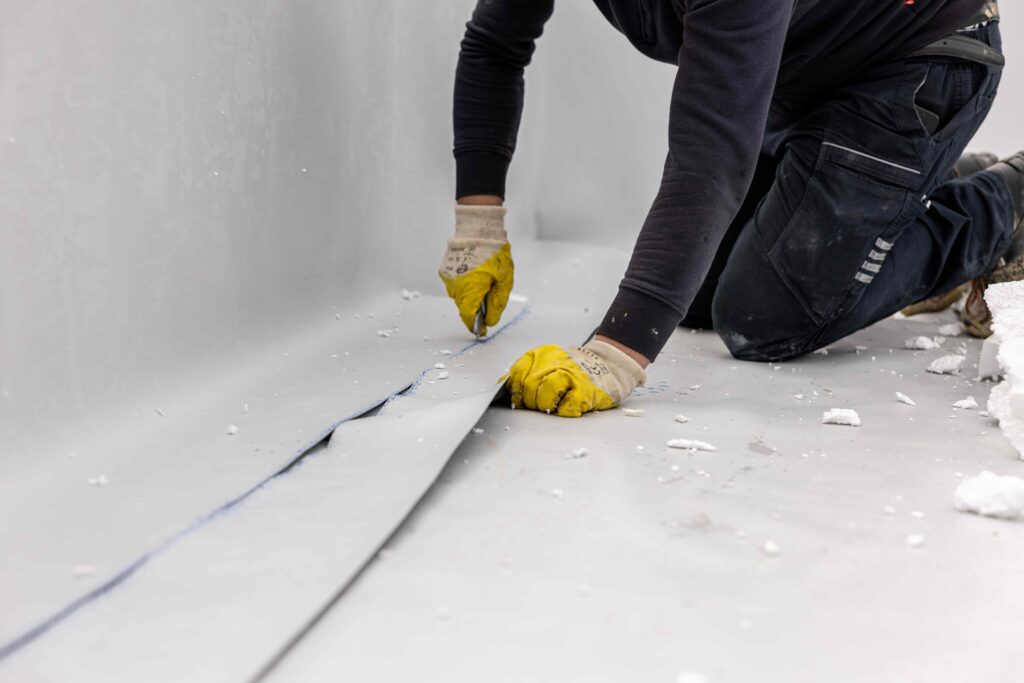 Fibreglass roofers Welshpool