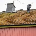 Roof moss removal Welshpool